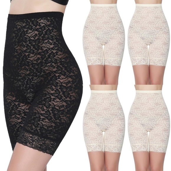 Burlesco Long line Vintage High Waisted Panties Made in Milan Italy size 24"-38" - Picture 6 of 12